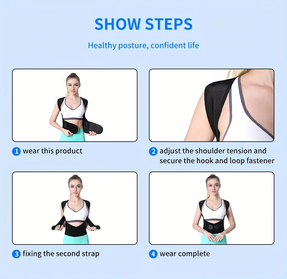 Postura ™ | Adjustable Back Posture Corrector