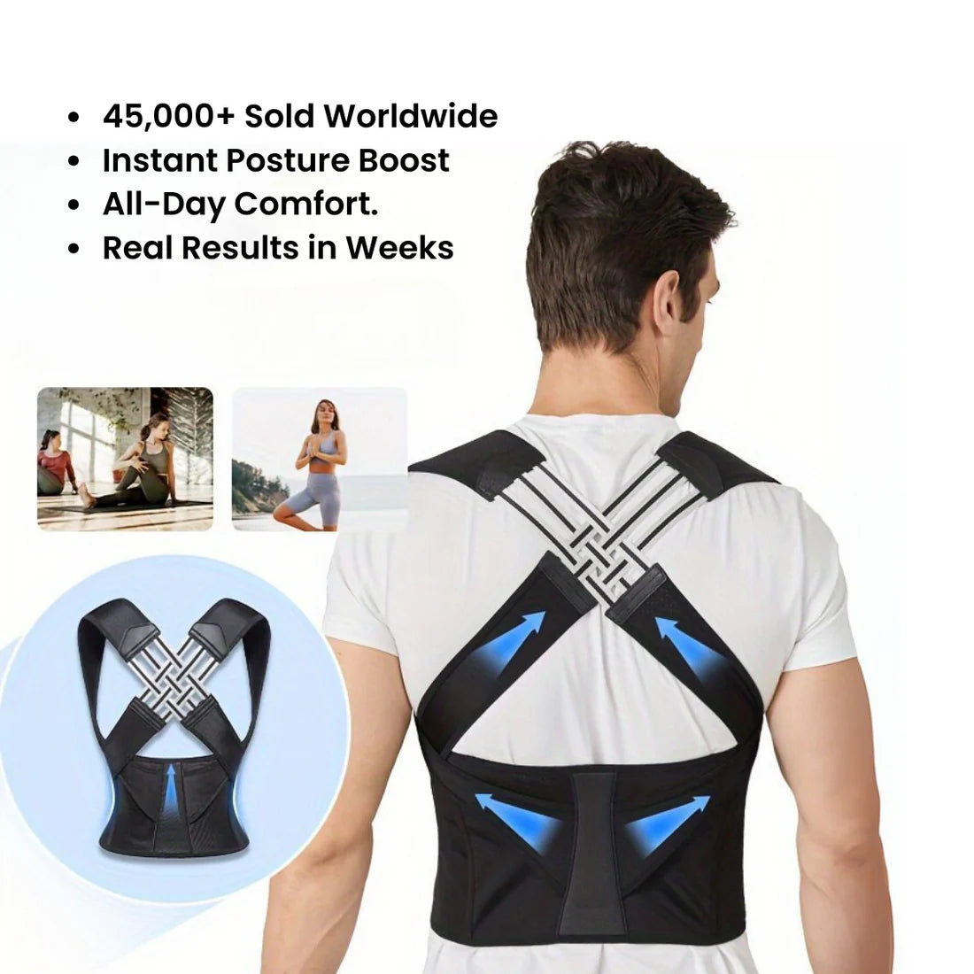 Postura ™ | Adjustable Back Posture Corrector