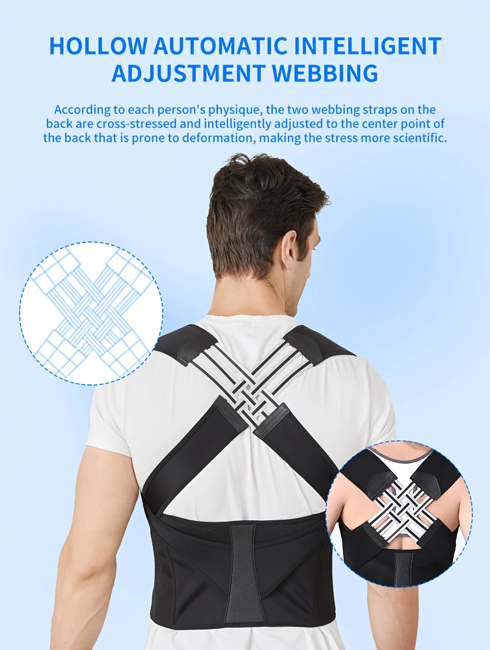 Postura ™ | Adjustable Back Posture Corrector